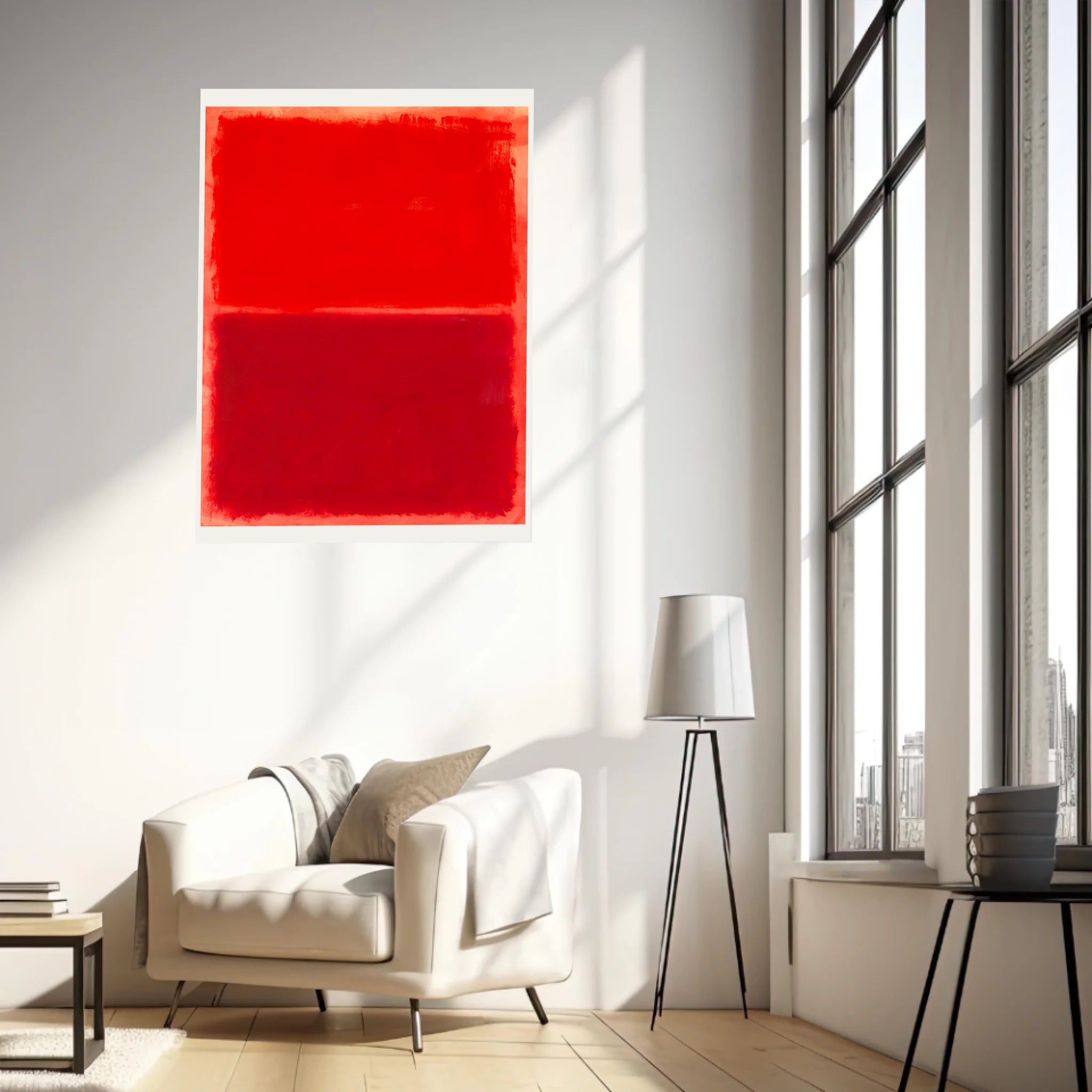Affiche Déco Mark Rothko Untitled Red On Red