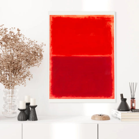Affiche Déco Mark Rothko Untitled Red On Red