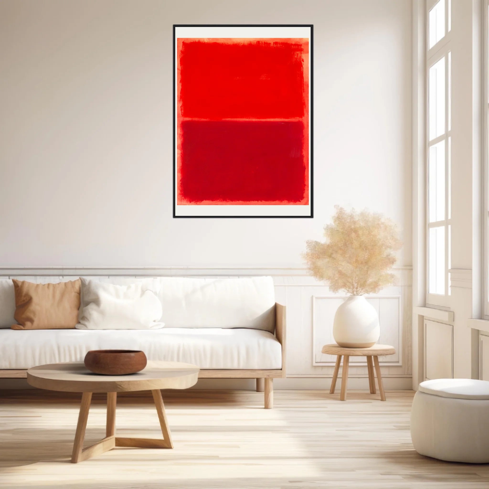 Affiche Déco Mark Rothko Untitled Red On Red
