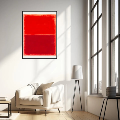Affiche Déco Mark Rothko Untitled Red On Red