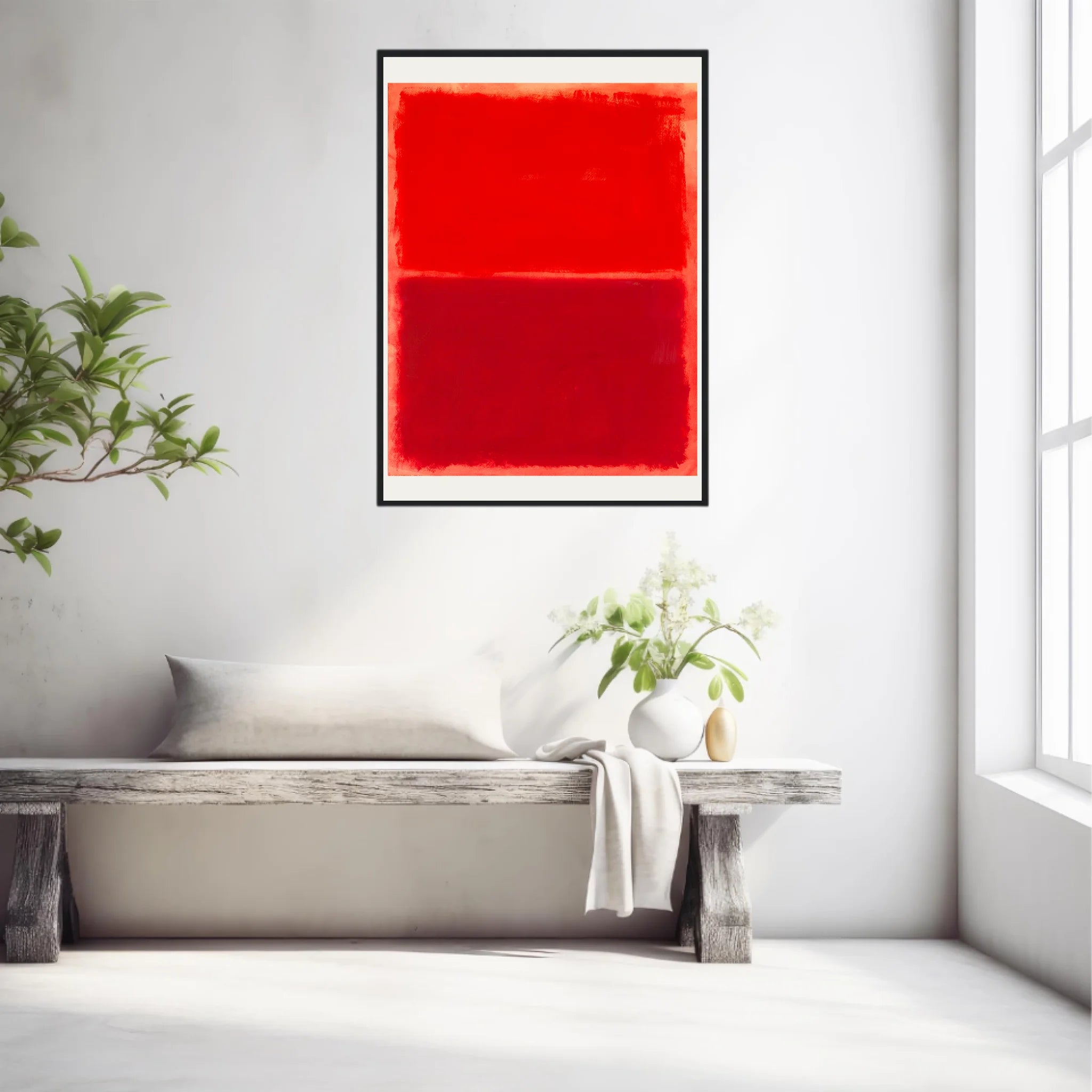 Affiche Déco Mark Rothko Untitled Red On Red
