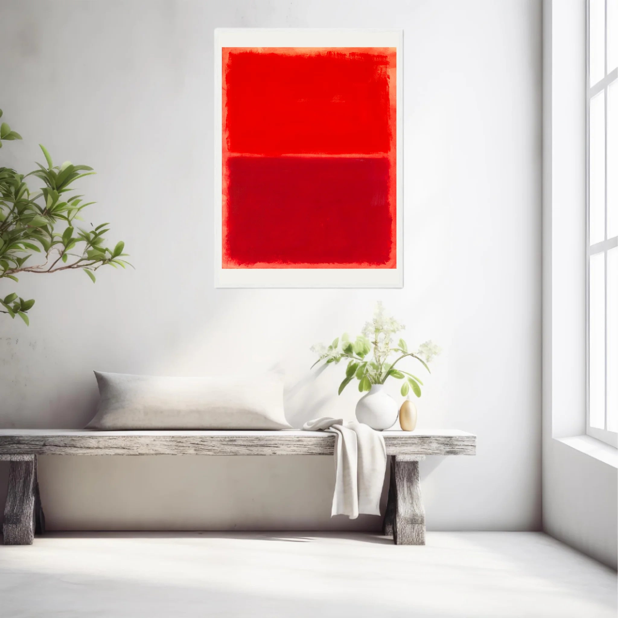 Affiche Déco Mark Rothko Untitled Red On Red