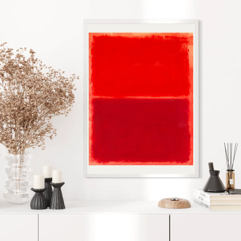 Affiche Déco Mark Rothko Untitled Red On Red