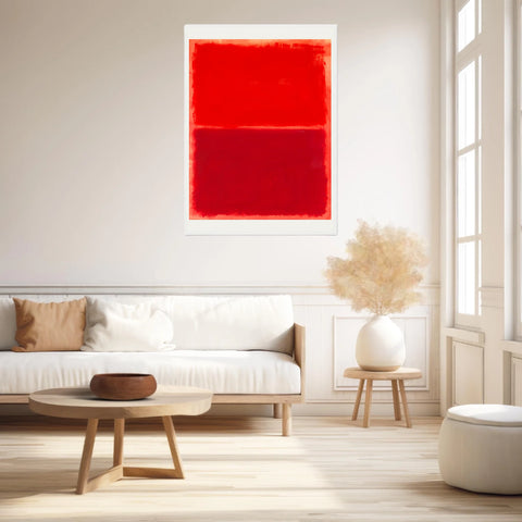 Affiche Déco Mark Rothko Untitled Red On Red