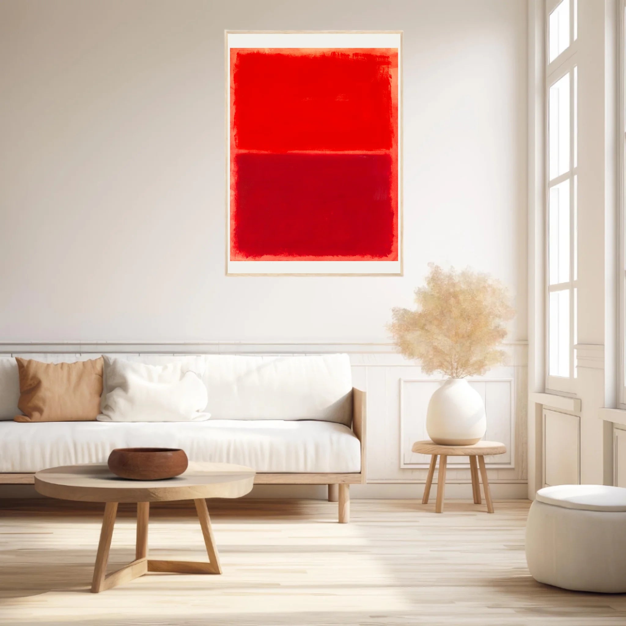 Affiche Déco Mark Rothko Untitled Red On Red