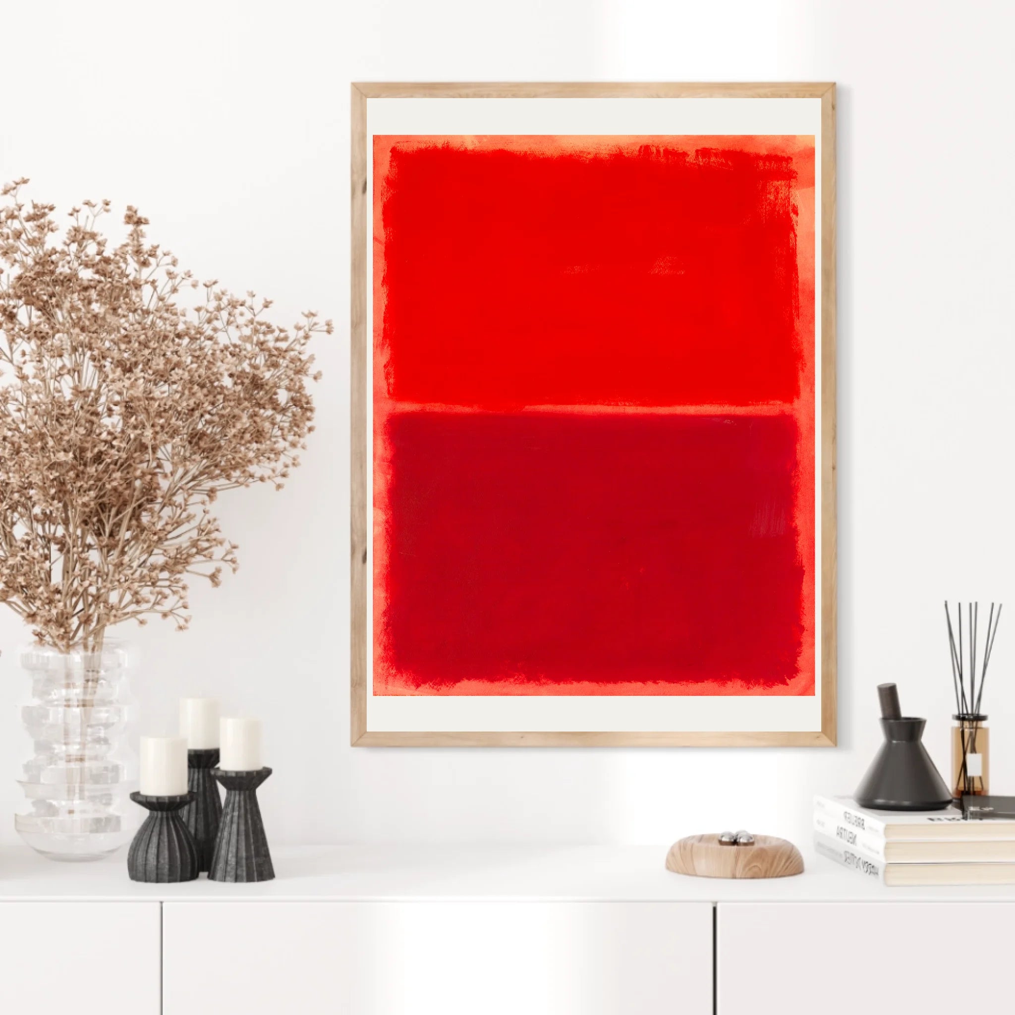 Affiche Déco Mark Rothko Untitled Red On Red