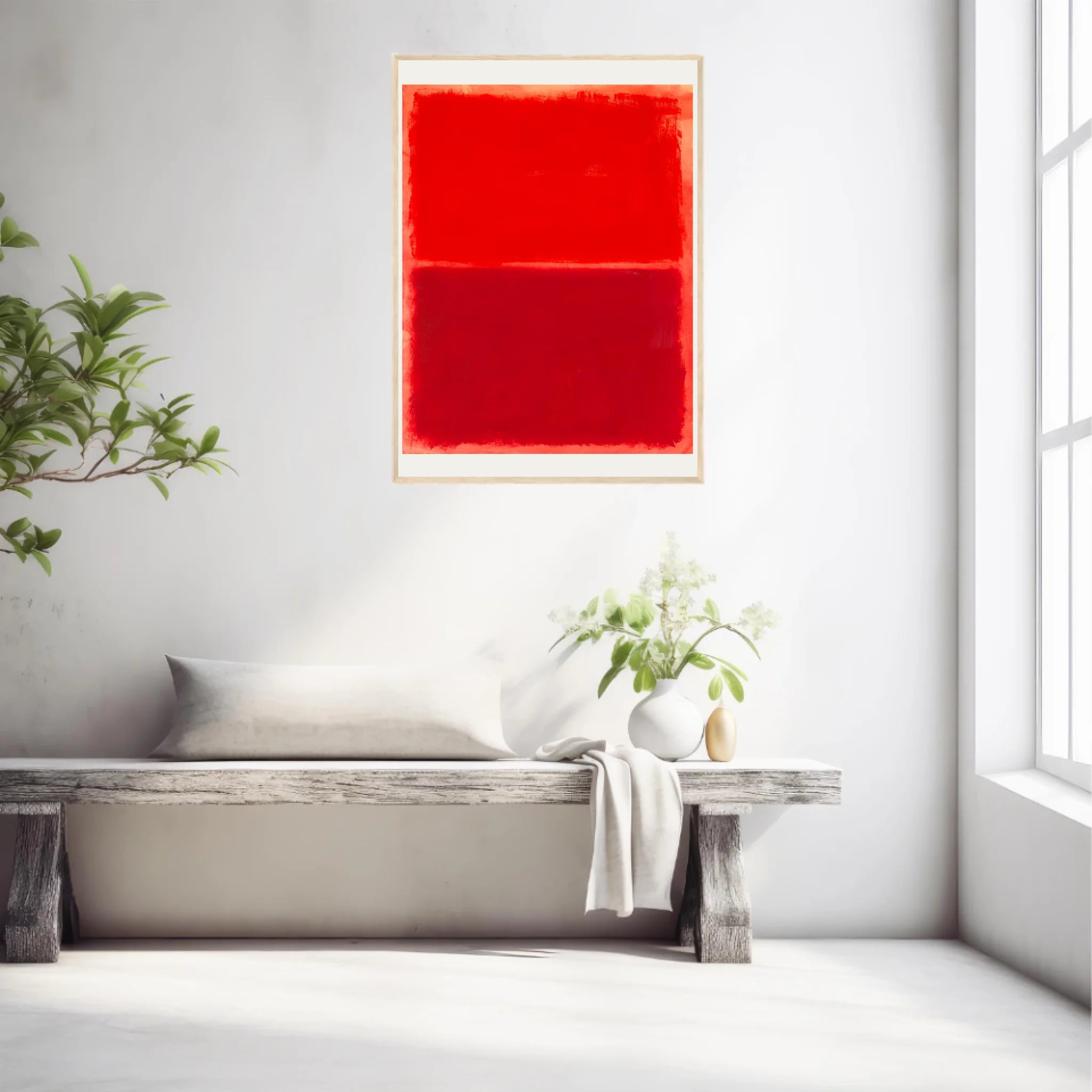 Affiche Déco Mark Rothko Untitled Red On Red