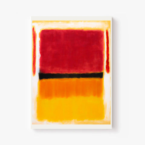 Affiche Déco Mark Rothko Violet Black Orange Yellow