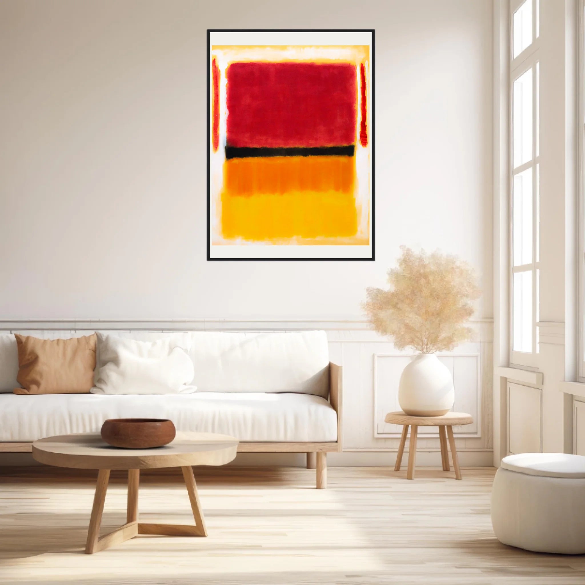 Affiche Déco Mark Rothko Violet Black Orange Yellow