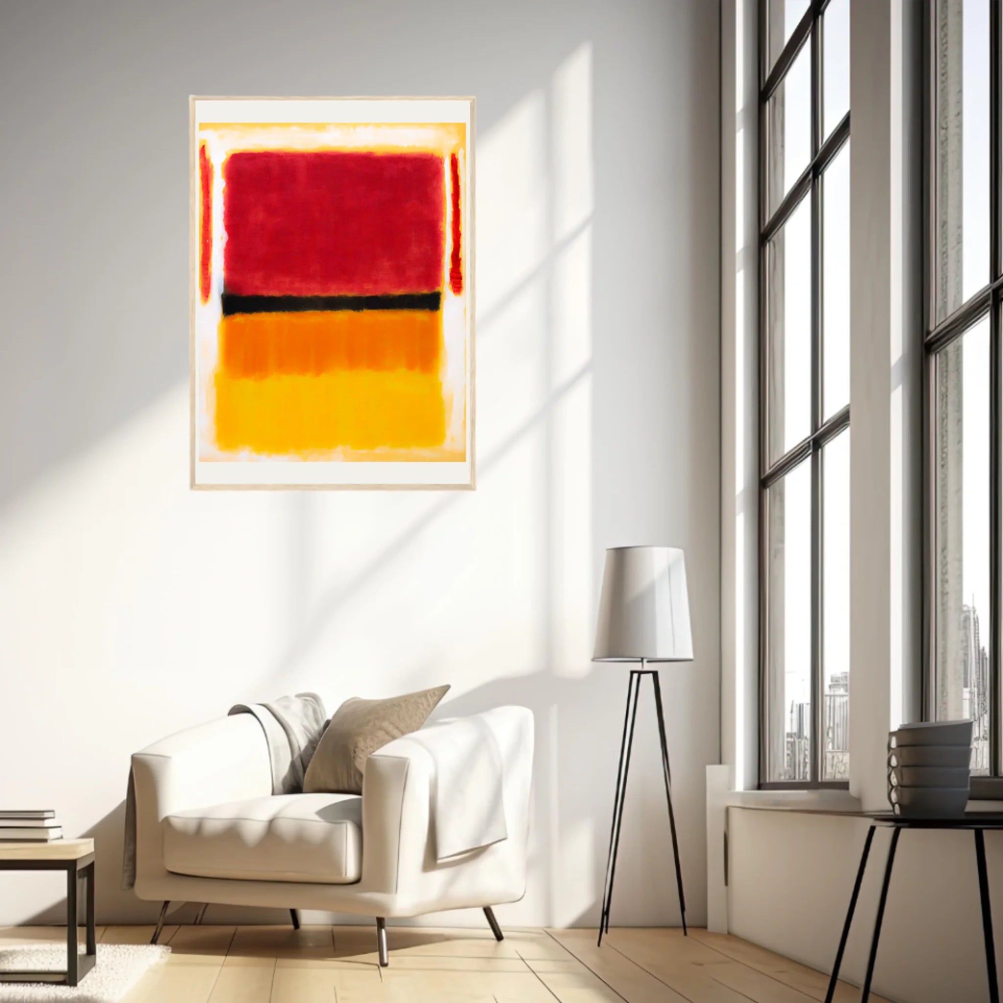 Affiche Déco Mark Rothko Violet Black Orange Yellow