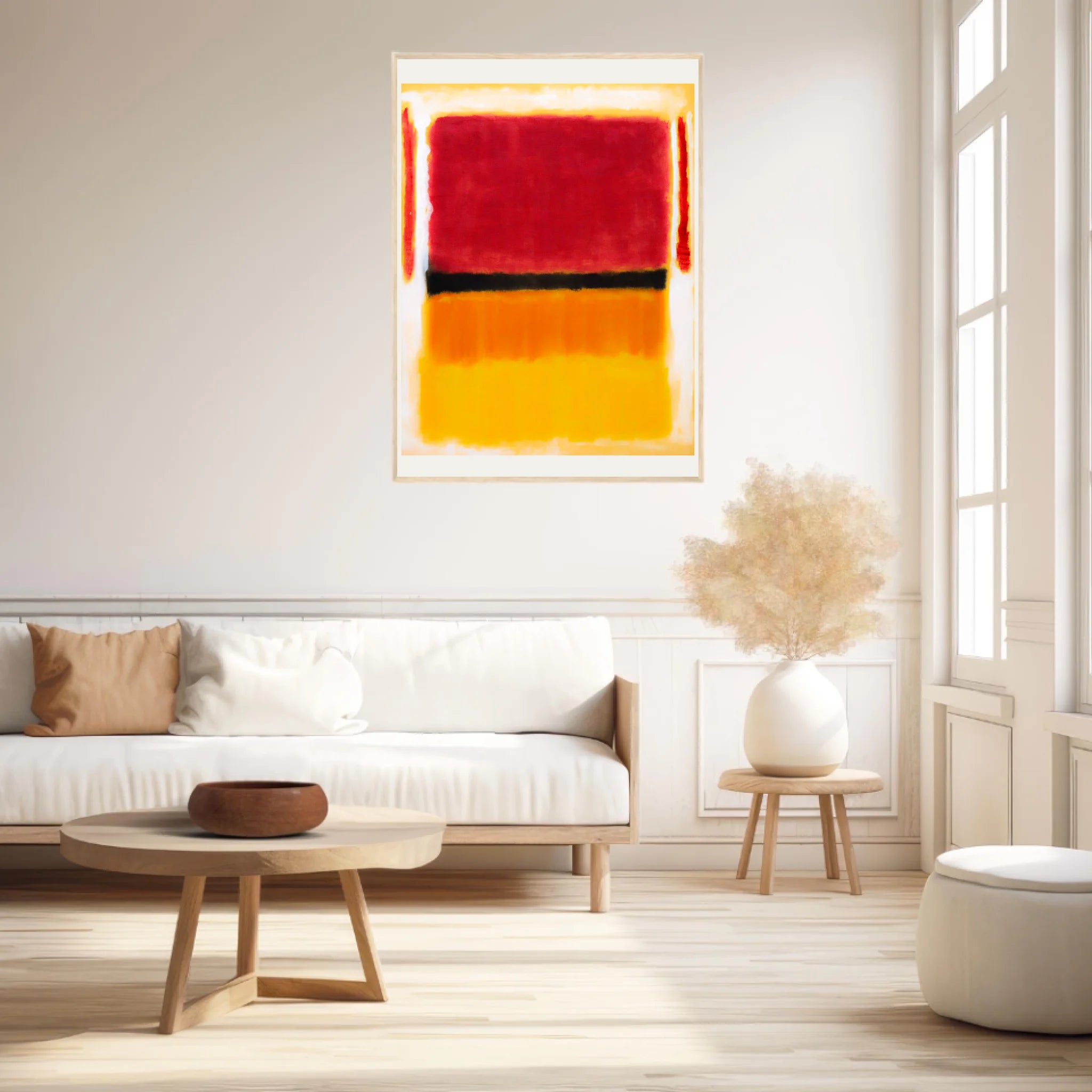 Affiche Déco Mark Rothko Violet Black Orange Yellow