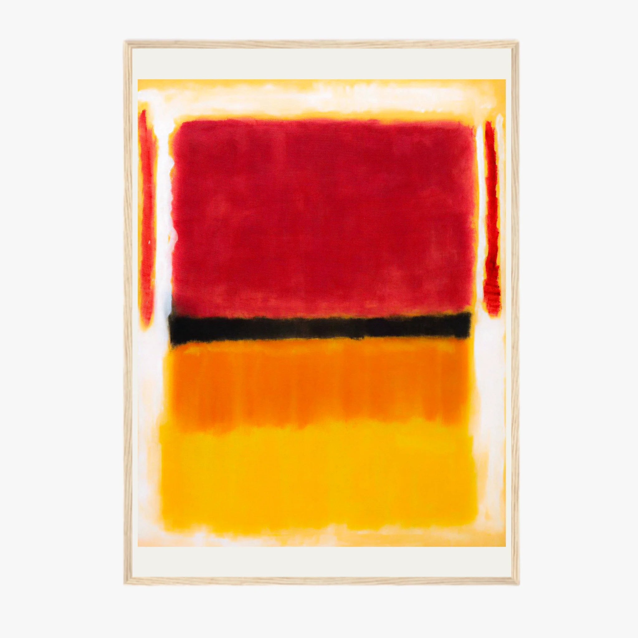 Affiche Déco Mark Rothko Violet Black Orange Yellow