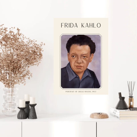 Affiche Frida Kahlo – Portrait Of Diego Rivera 1937