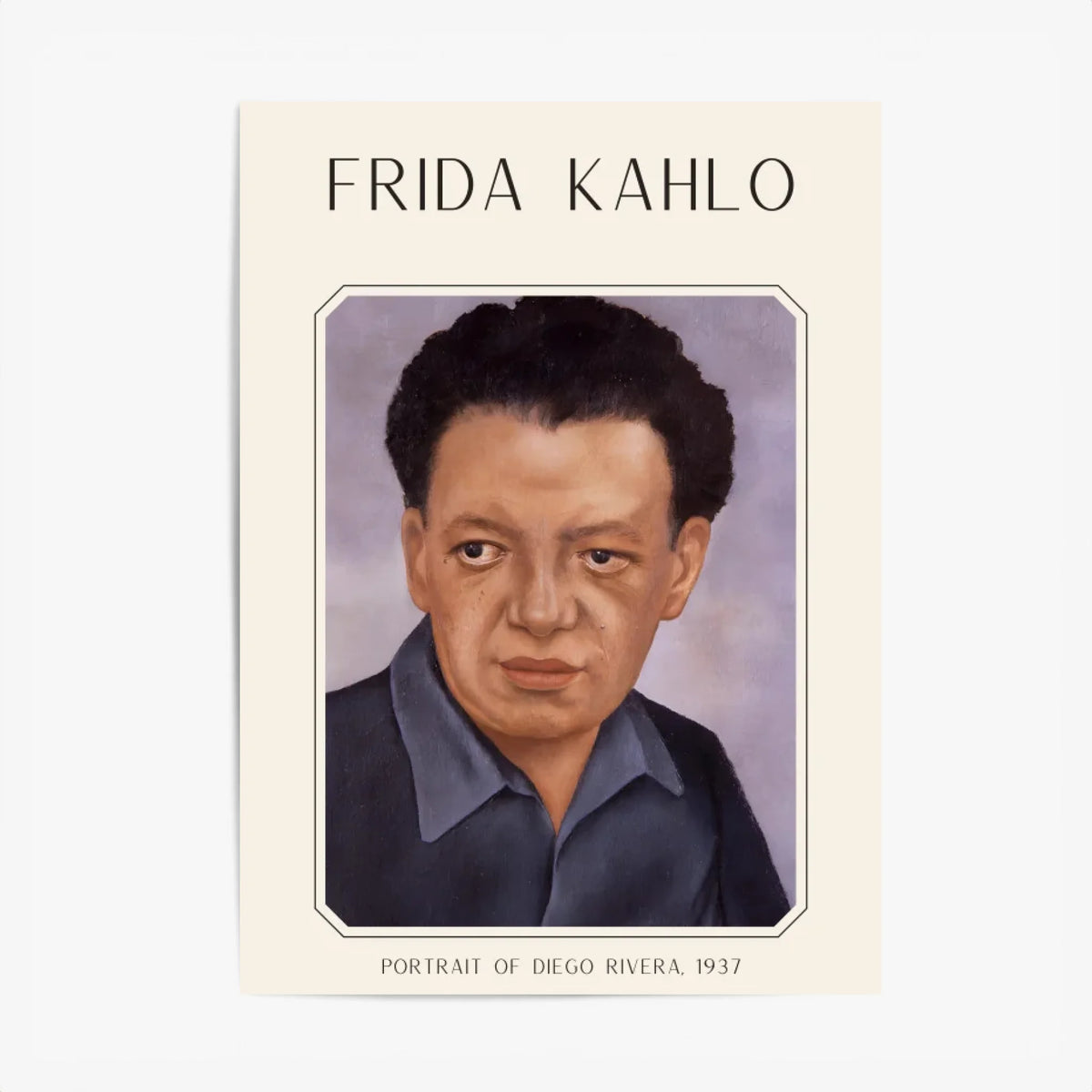 Affiche Frida Kahlo – Portrait Of Diego Rivera 1937