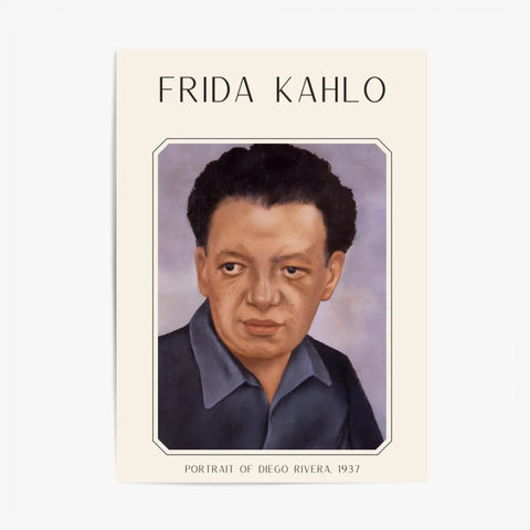 Affiche Frida Kahlo – Portrait Of Diego Rivera 1937