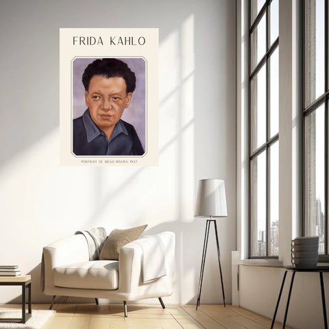 Affiche Frida Kahlo – Portrait Of Diego Rivera 1937