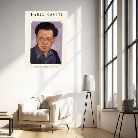 Affiche Frida Kahlo – Portrait Of Diego Rivera 1937