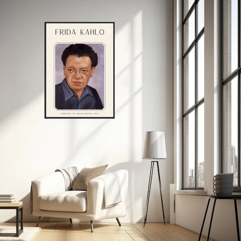 Affiche Frida Kahlo – Portrait Of Diego Rivera 1937