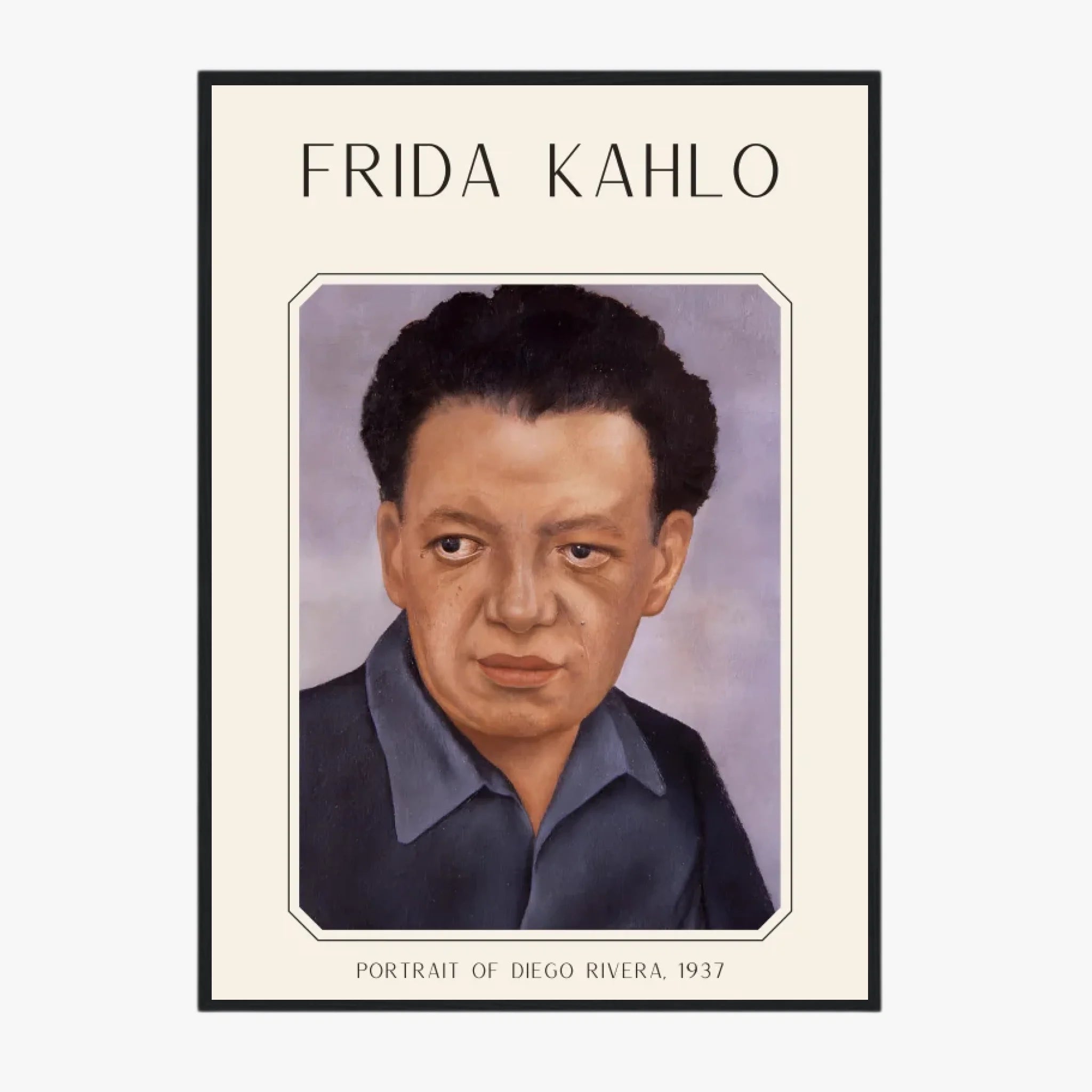 Affiche Frida Kahlo – Portrait Of Diego Rivera 1937