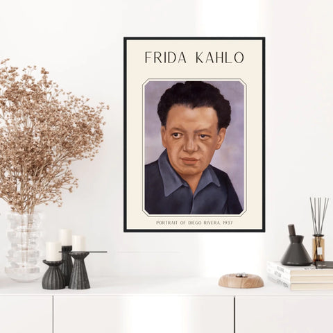Affiche Frida Kahlo – Portrait Of Diego Rivera 1937