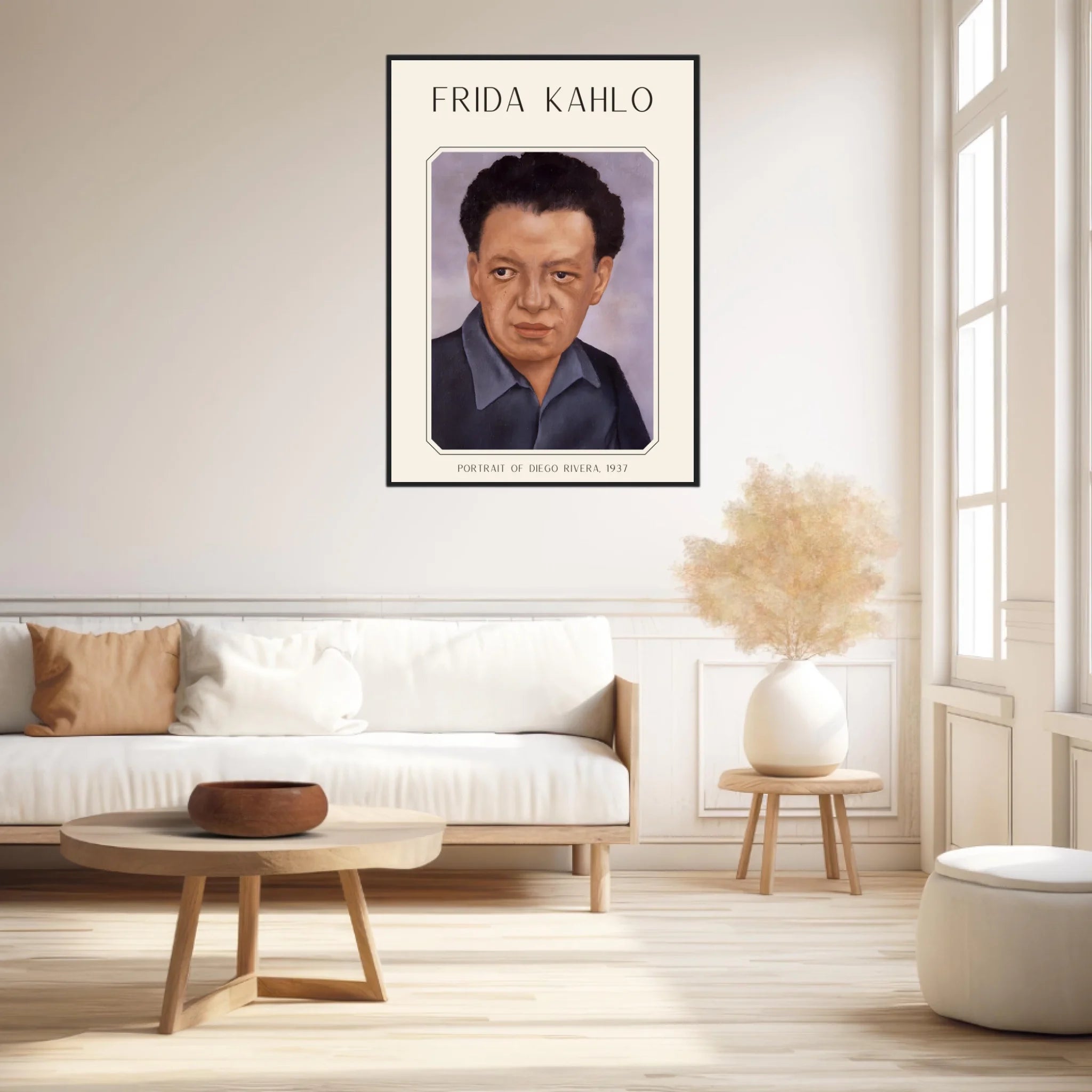 Affiche Frida Kahlo – Portrait Of Diego Rivera 1937