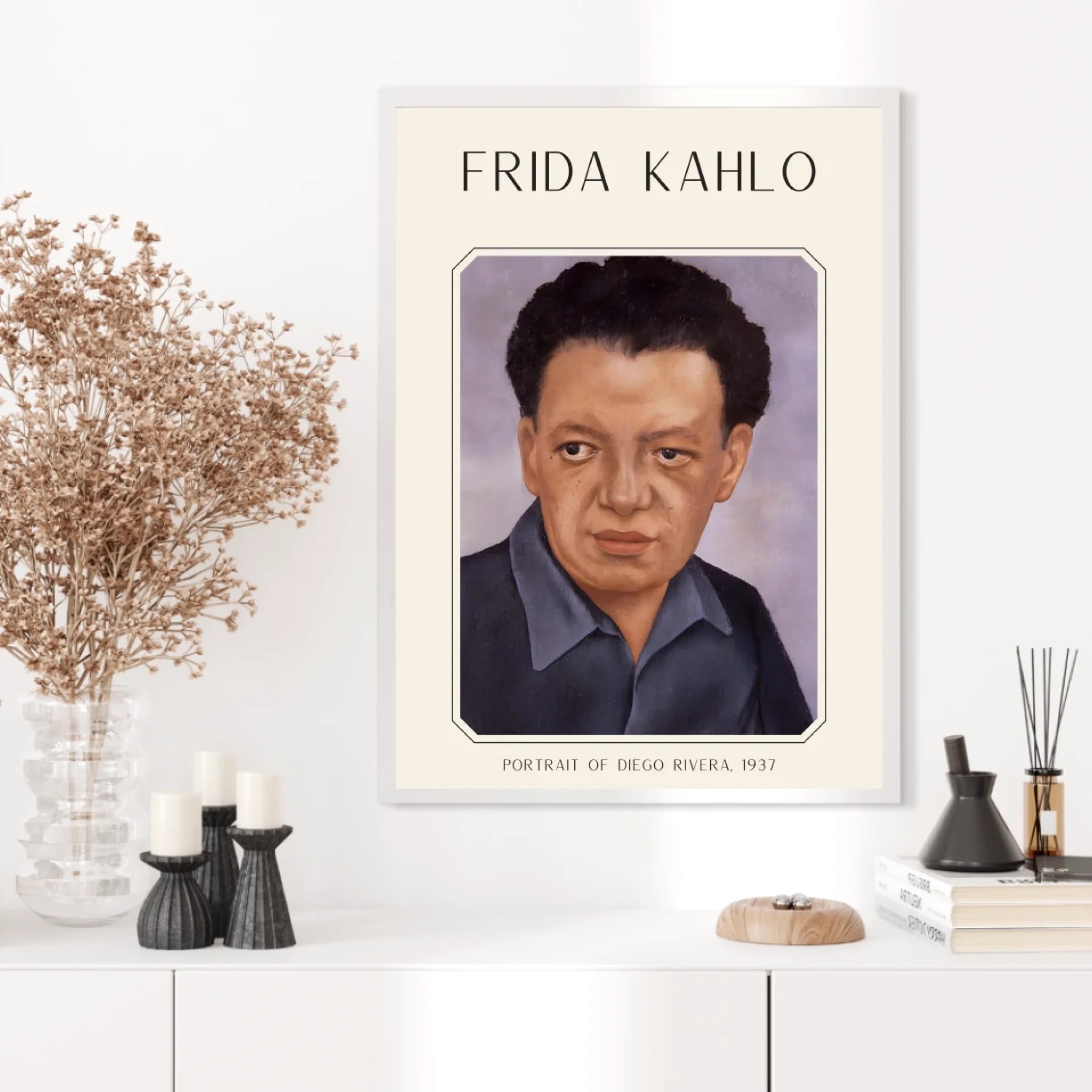 Affiche Frida Kahlo – Portrait Of Diego Rivera 1937