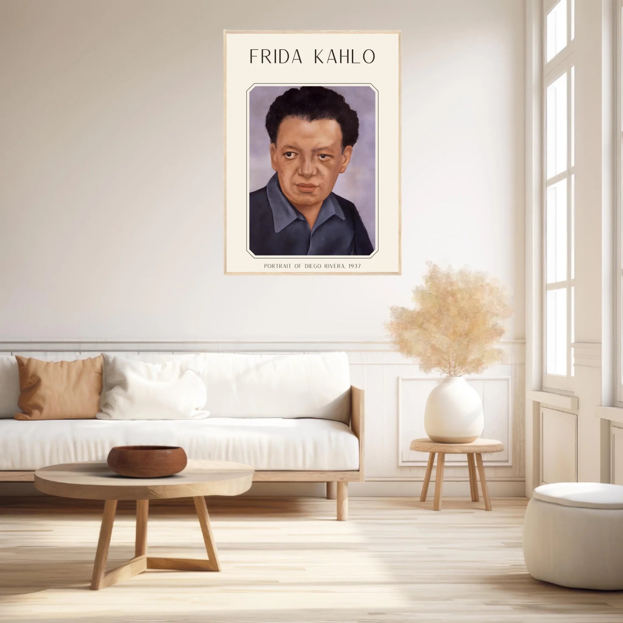 Affiche Frida Kahlo – Portrait Of Diego Rivera 1937