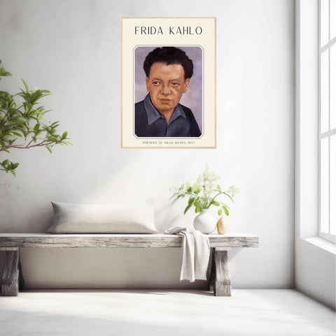 Affiche Frida Kahlo – Portrait Of Diego Rivera 1937