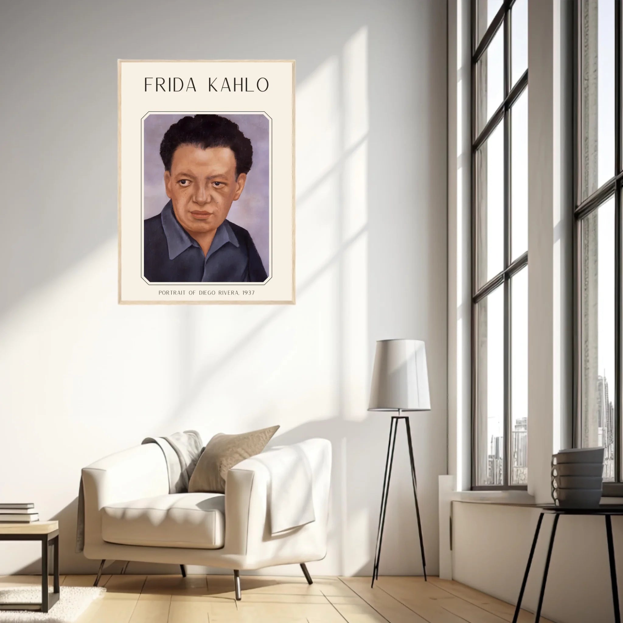Affiche Frida Kahlo – Portrait Of Diego Rivera 1937