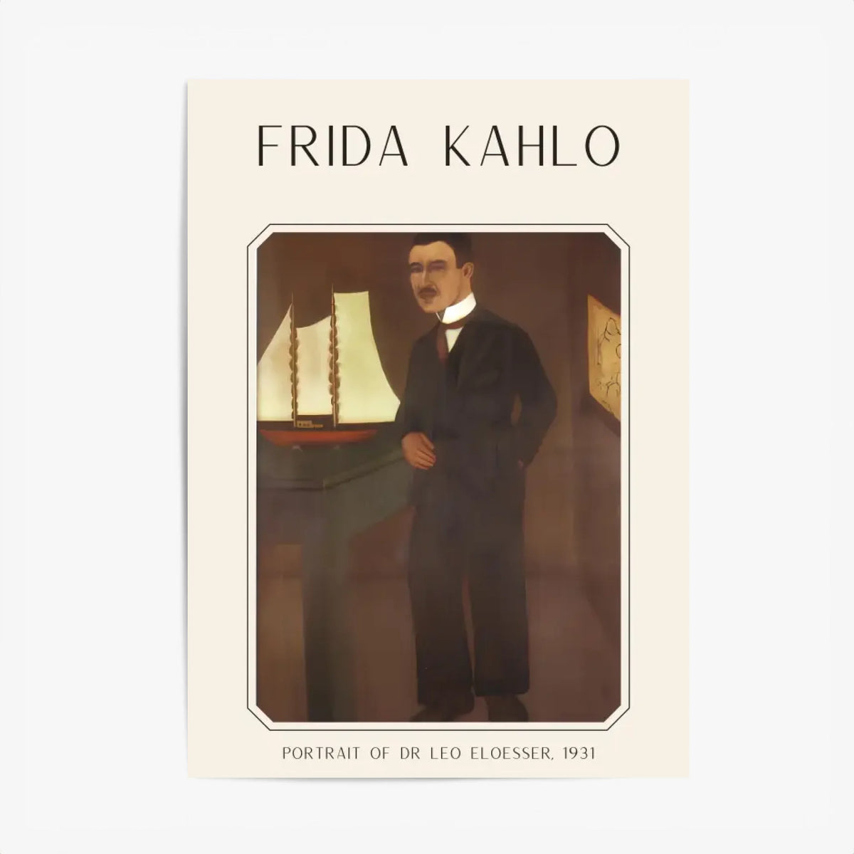 Affiche Frida Kahlo – Portrait Of Dr Leo Eloesser 1931