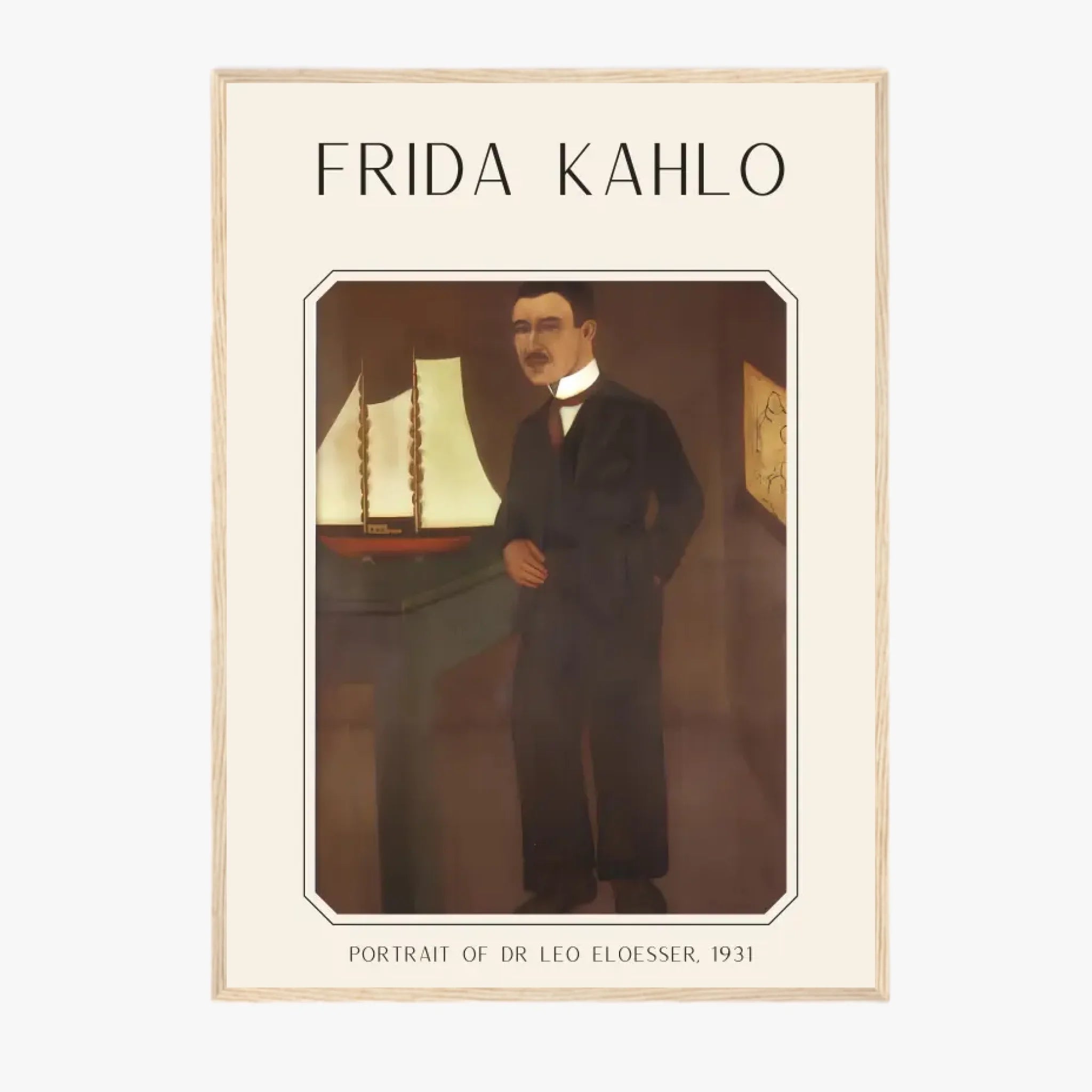 Affiche Frida Kahlo – Portrait Of Dr Leo Eloesser 1931