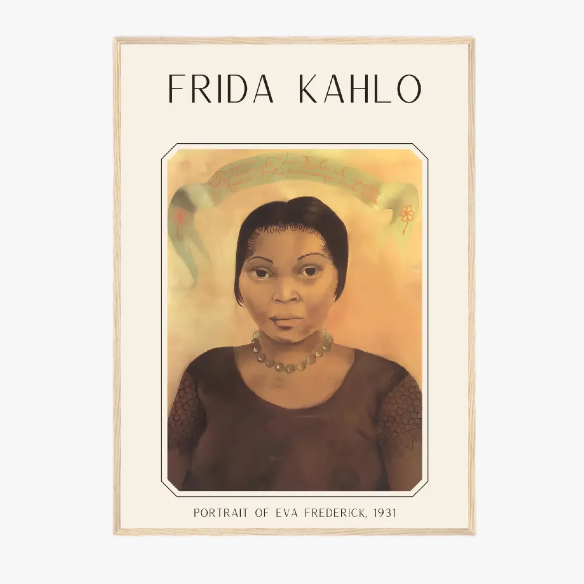 Affiche Frida Kahlo – Portrait Of Eva Frederick 1931