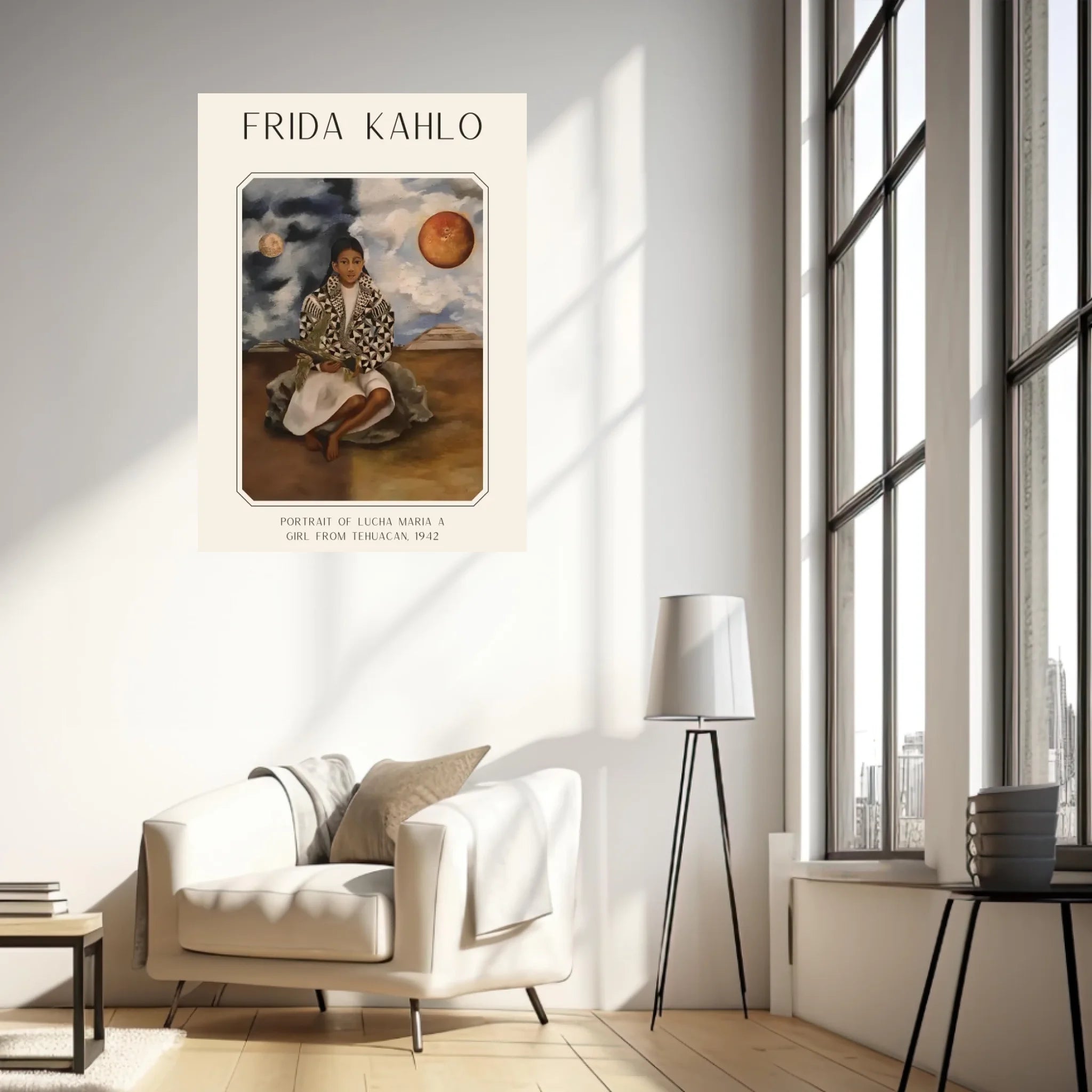 Affiche Frida Kahlo – Portrait Of Lucha Maria A Girl From Tehuacan 1942