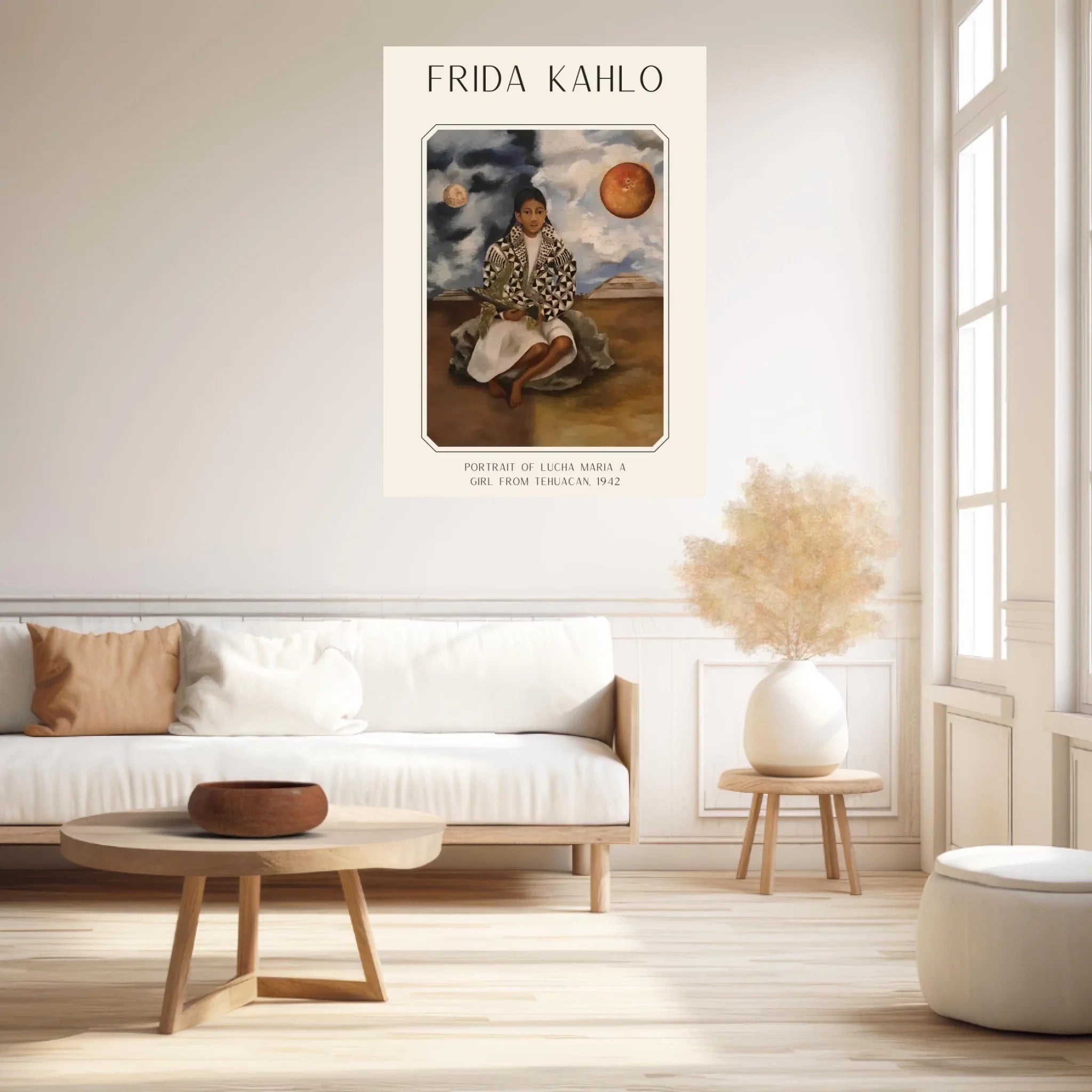 Affiche Frida Kahlo – Portrait Of Lucha Maria A Girl From Tehuacan 1942