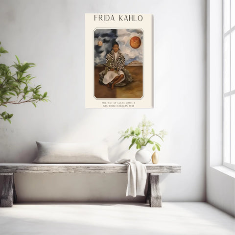 Affiche Frida Kahlo – Portrait Of Lucha Maria A Girl From Tehuacan 1942