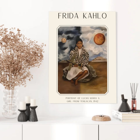 Affiche Frida Kahlo – Portrait Of Lucha Maria A Girl From Tehuacan 1942
