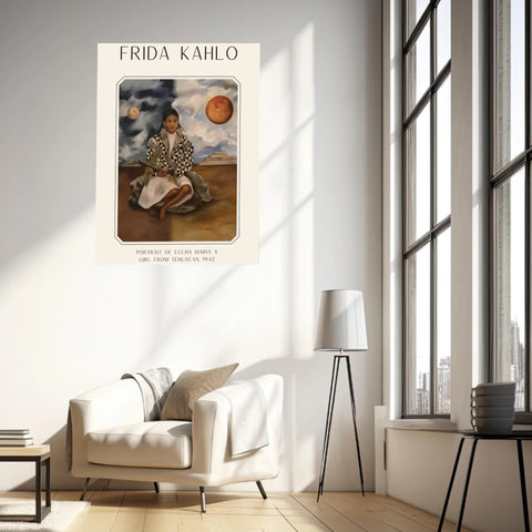 Affiche Frida Kahlo – Portrait Of Lucha Maria A Girl From Tehuacan 1942