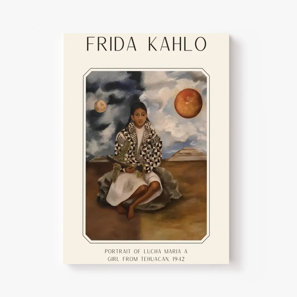 Affiche Frida Kahlo – Portrait Of Lucha Maria A Girl From Tehuacan 1942