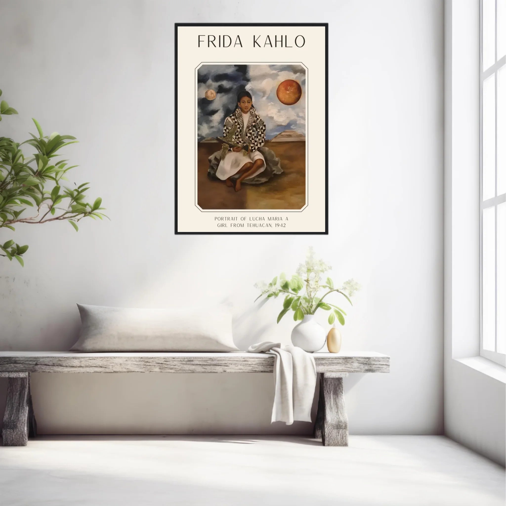 Affiche Frida Kahlo – Portrait Of Lucha Maria A Girl From Tehuacan 1942