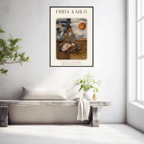 Affiche Frida Kahlo – Portrait Of Lucha Maria A Girl From Tehuacan 1942