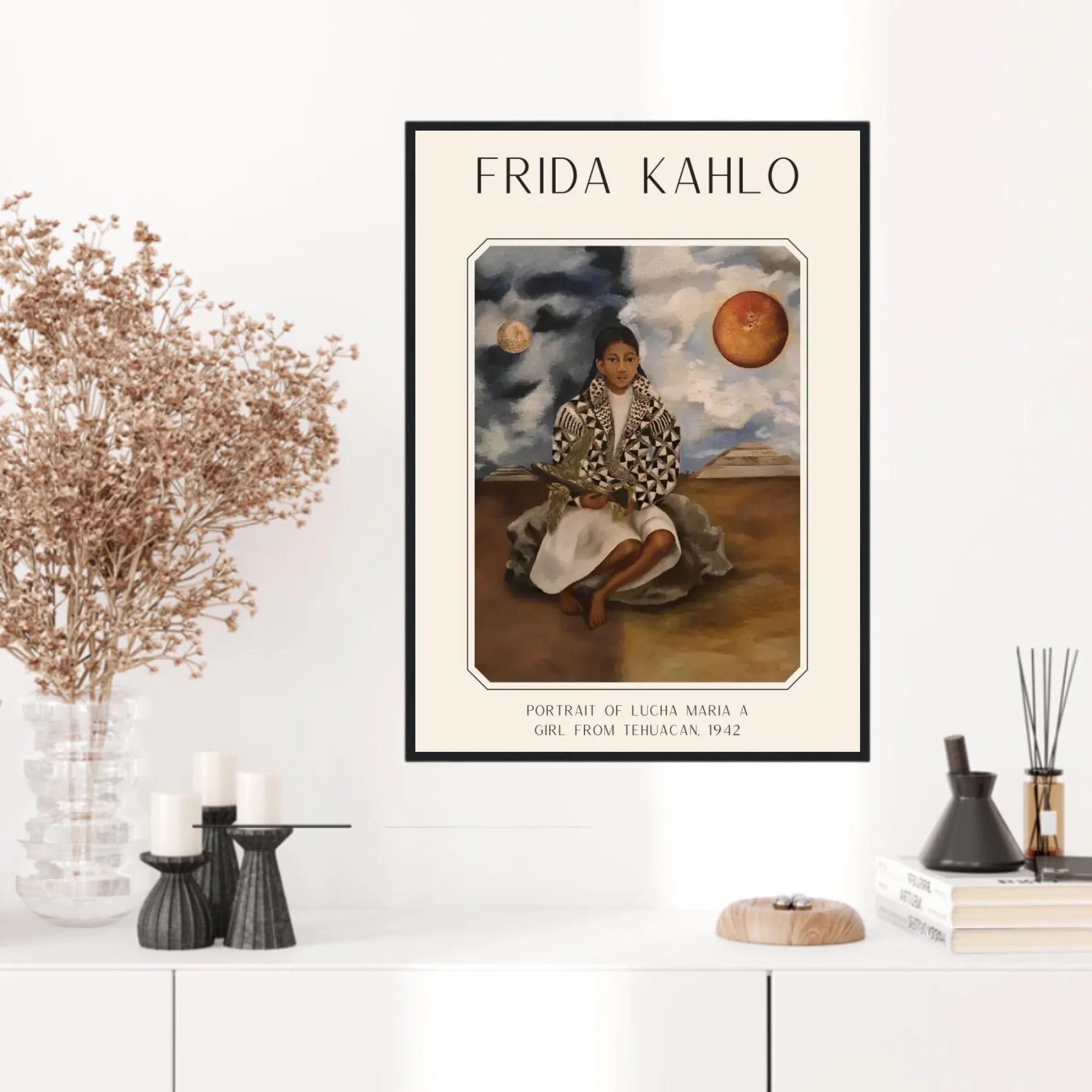 Affiche Frida Kahlo – Portrait Of Lucha Maria A Girl From Tehuacan 1942