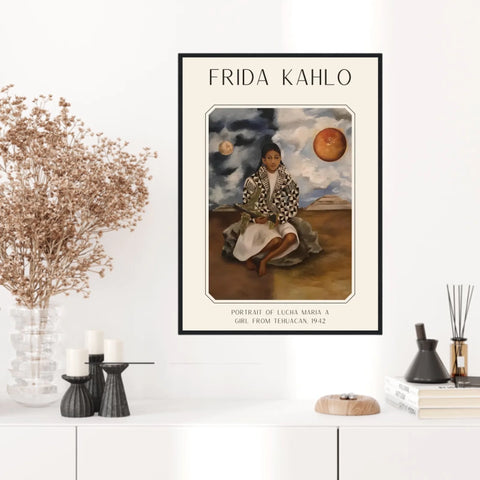 Affiche Frida Kahlo – Portrait Of Lucha Maria A Girl From Tehuacan 1942