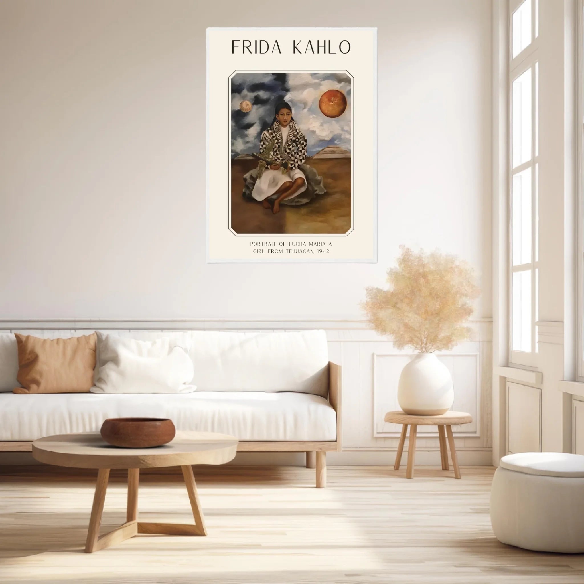 Affiche Frida Kahlo – Portrait Of Lucha Maria A Girl From Tehuacan 1942