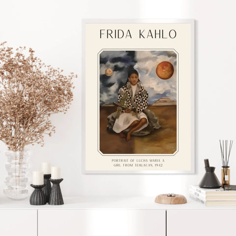 Affiche Frida Kahlo – Portrait Of Lucha Maria A Girl From Tehuacan 1942