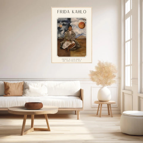 Affiche Frida Kahlo – Portrait Of Lucha Maria A Girl From Tehuacan 1942