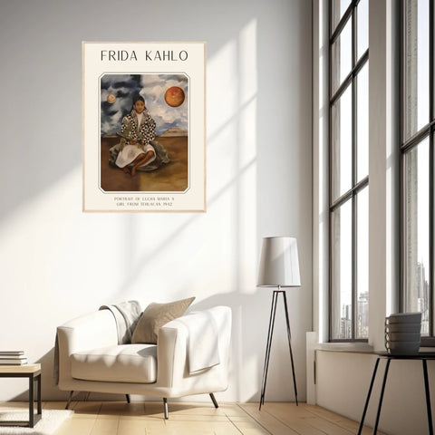 Affiche Frida Kahlo – Portrait Of Lucha Maria A Girl From Tehuacan 1942