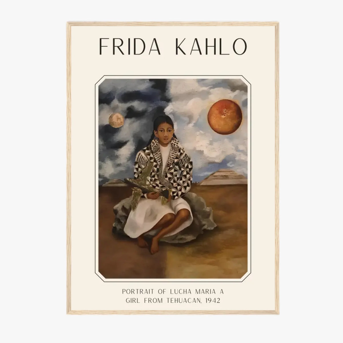 Affiche Frida Kahlo – Portrait Of Lucha Maria A Girl From Tehuacan 1942