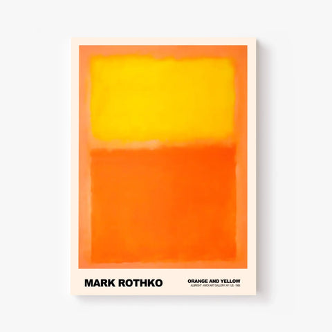 Mark Rothko Orange And Yellow