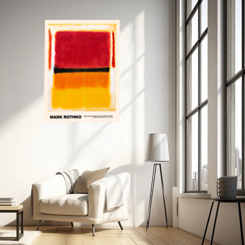 Mark Rothko Violet Black Orange Yellow On White And Red