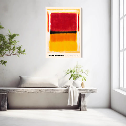 Mark Rothko Violet Black Orange Yellow On White And Red